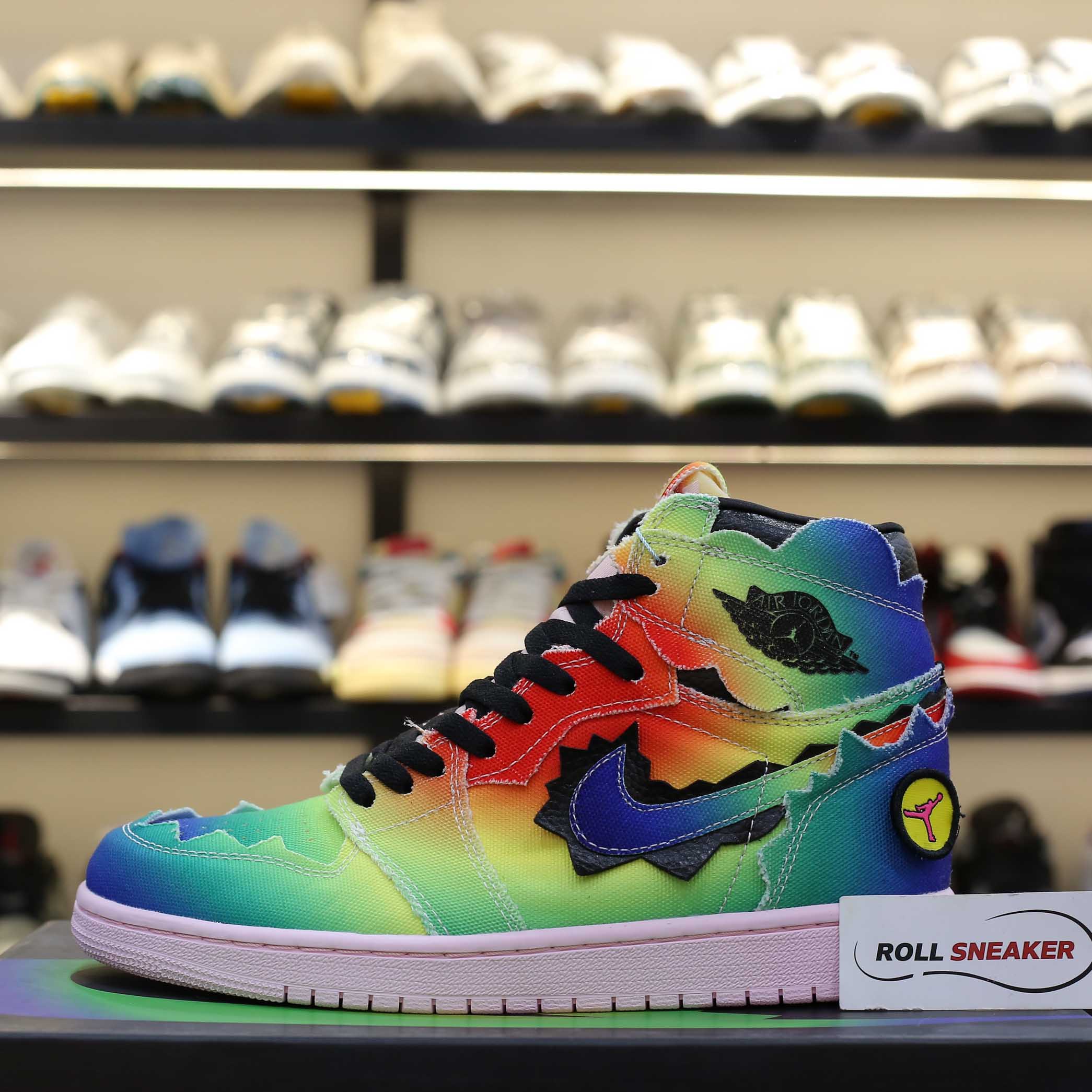 Giày Nike air Jordan 1 Retro High J Balvin Like Auth