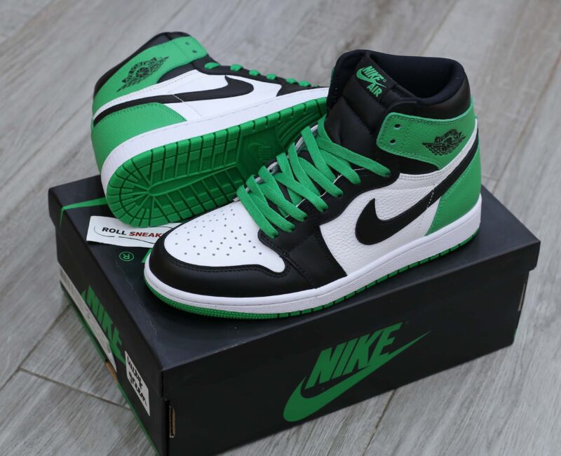Giày Nike Air Jordan 1 Retro High OG GS Lucky Green