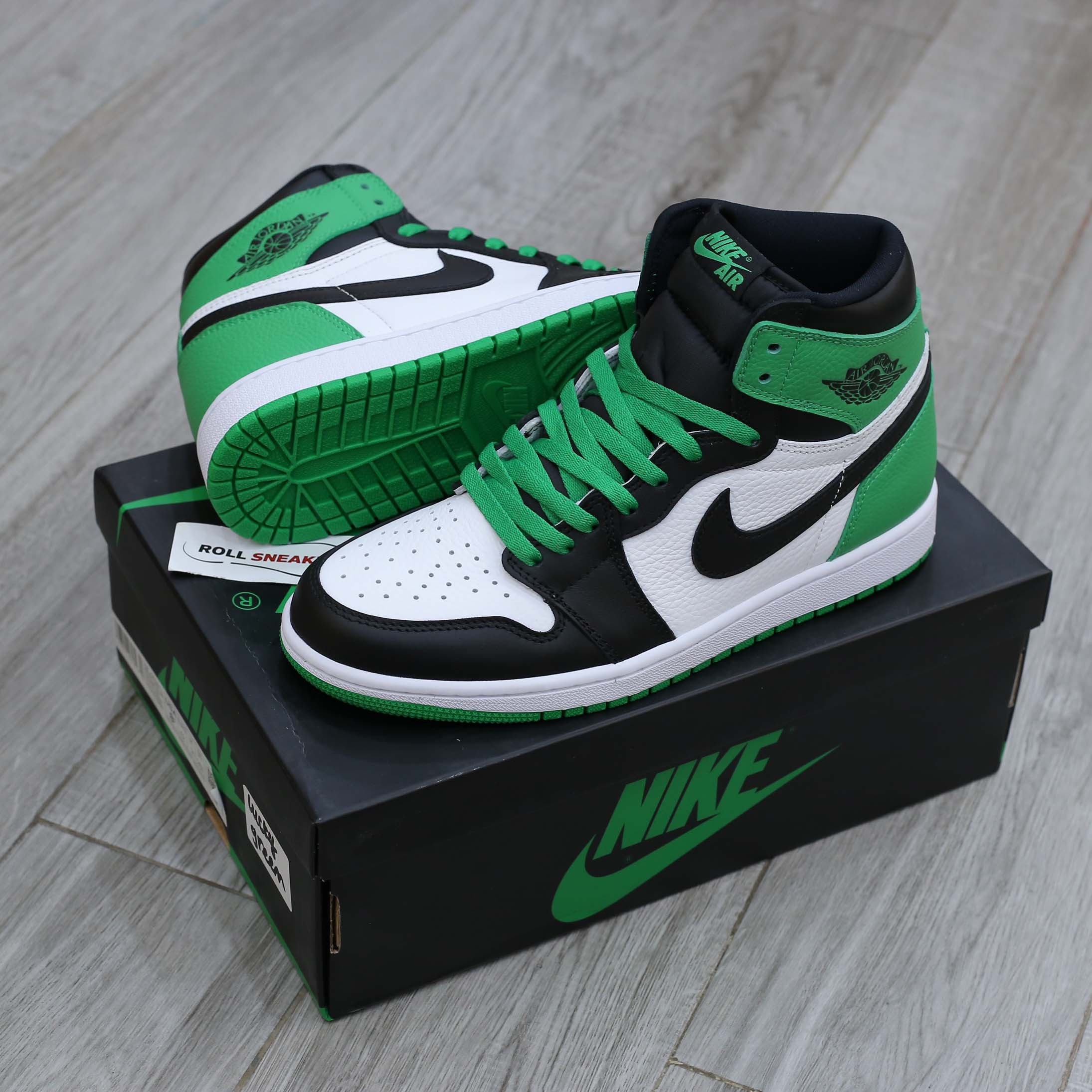 Giày Nike Air Jordan 1 Retro High OG GS Lucky Green