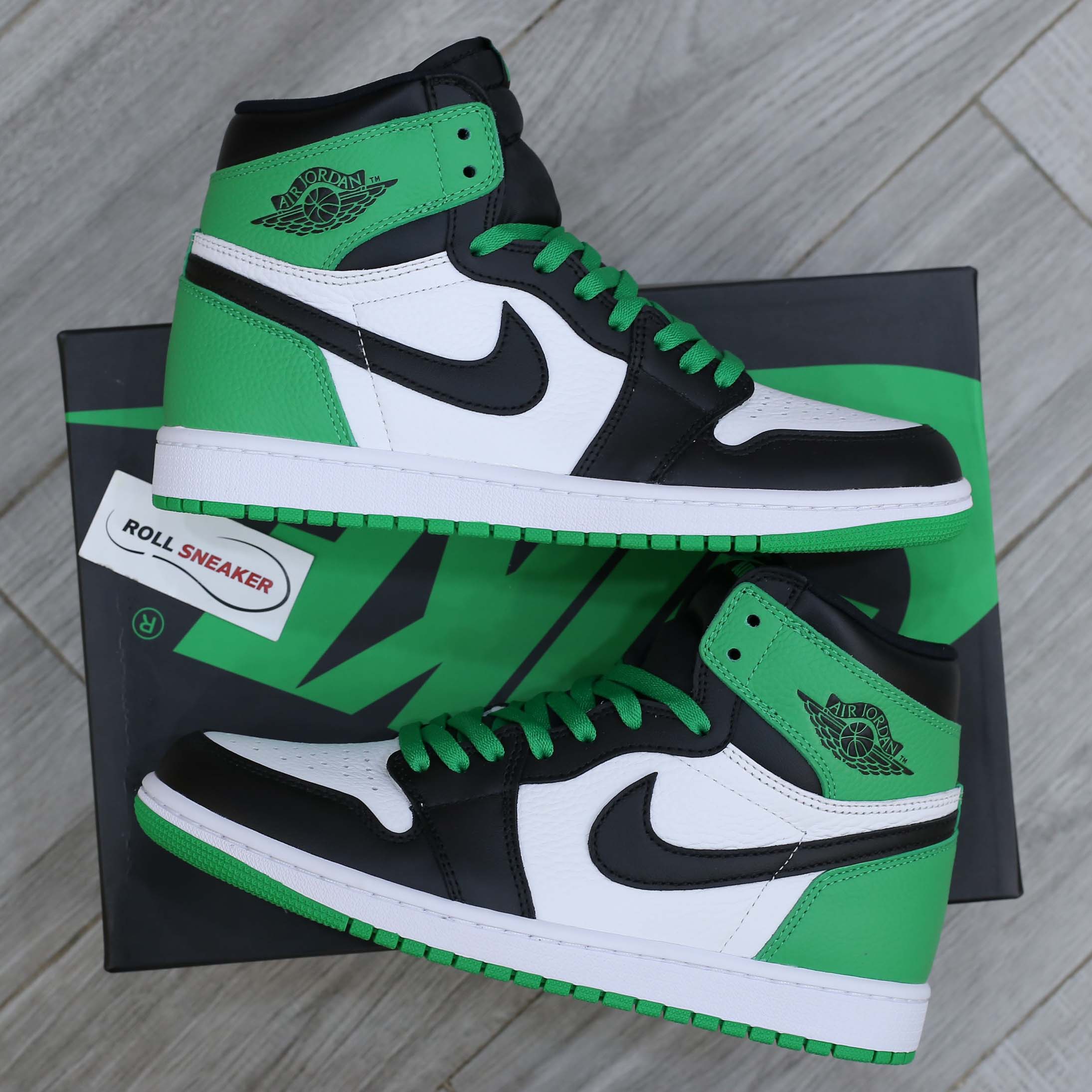 Giày Nike Air Jordan 1 Retro High OG GS Lucky Green
