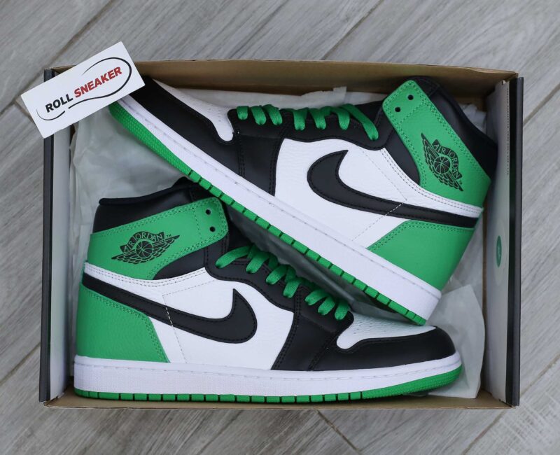 Giày Nike Air Jordan 1 Retro High OG GS Lucky Green