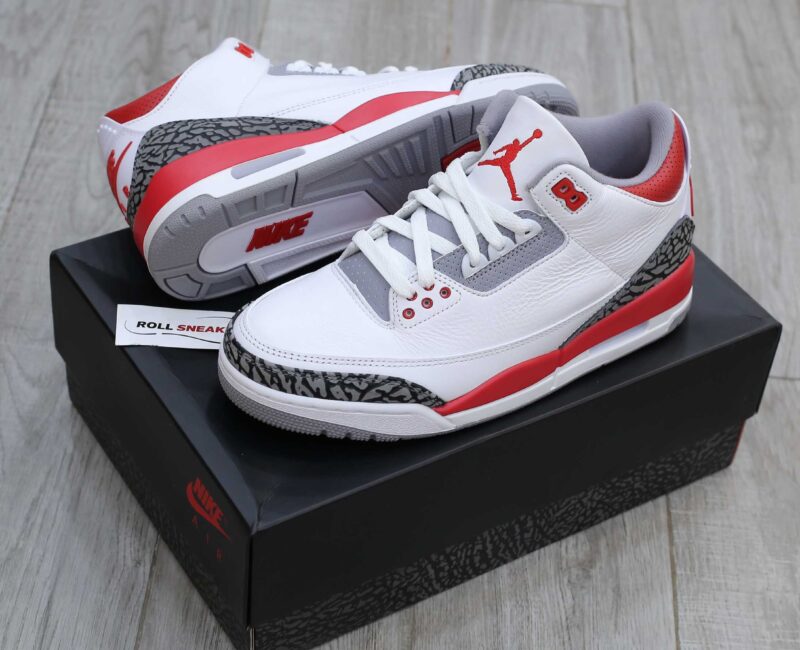 Giày Nike Air Jordan 3 Retro ‘Fire Red 2022’ Best Quality