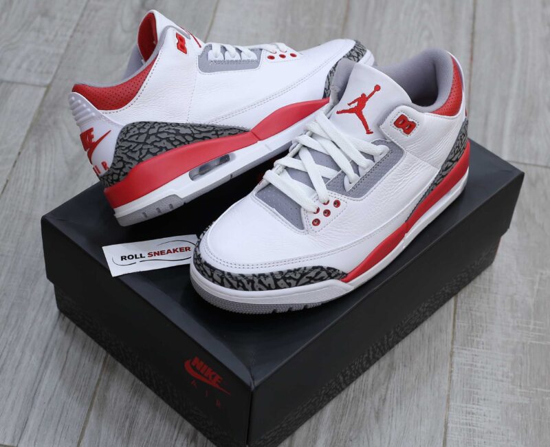 Giày Nike Air Jordan 3 Retro ‘Fire Red 2022’ Best Quality