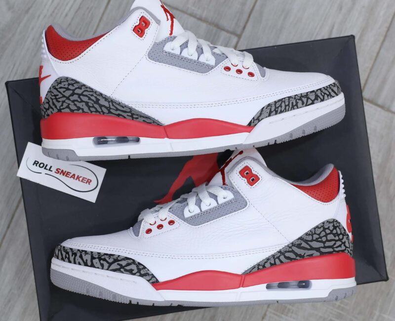 Giày Nike Air Jordan 3 Retro ‘Fire Red 2022’ Best Quality