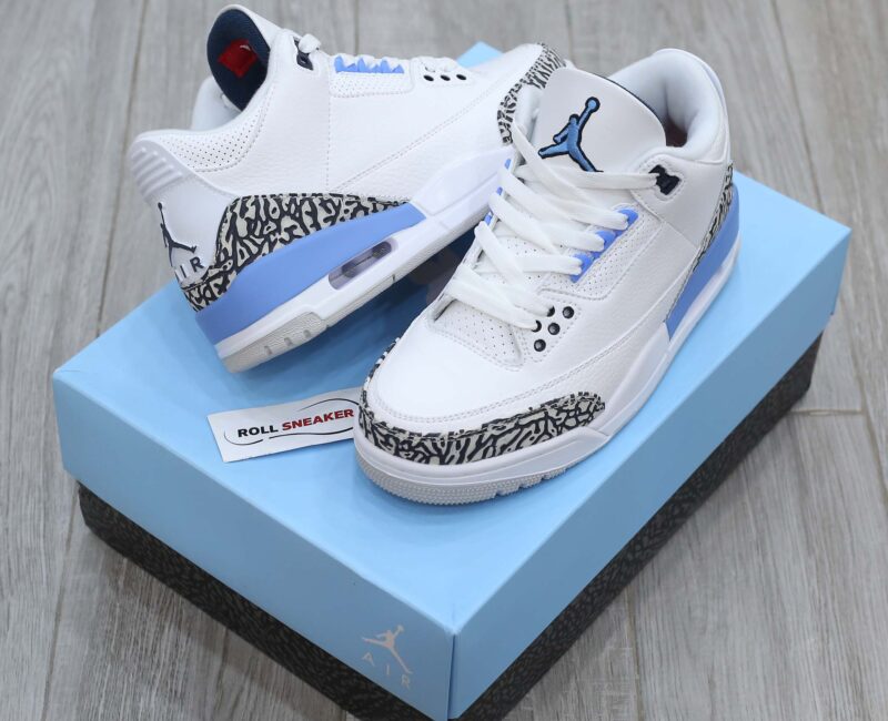 Giày Nike Air Jordan 3 Retro ‘UNC’ Best Quality