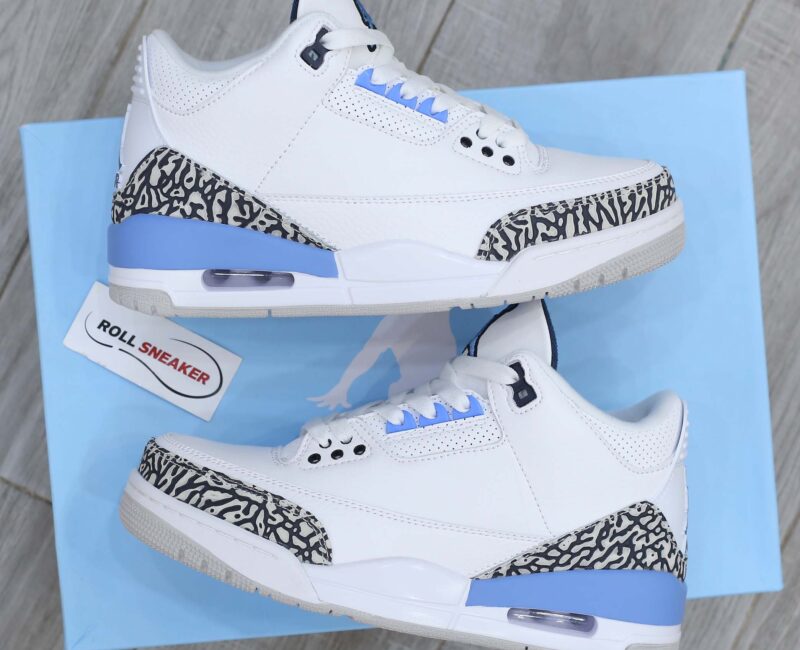 Giày Nike Air Jordan 3 Retro ‘UNC’ Best Quality