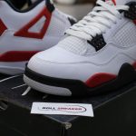 Giày Nike Air Jordan 4 Retro Red Cement Chuẩn 99% Auth