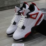 Giày Nike Air Jordan 4 Retro Red Cement Chuẩn 99% Auth