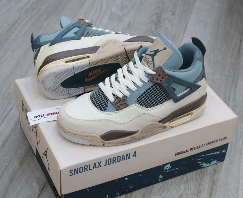 Giày Nike Air Jordan 4 Snorlax Custom Best Quality