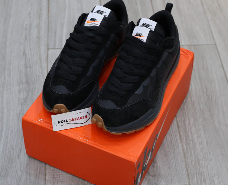 Giày Nike Sacai x VaporWaffle ‘Black Gum’ Best Quality