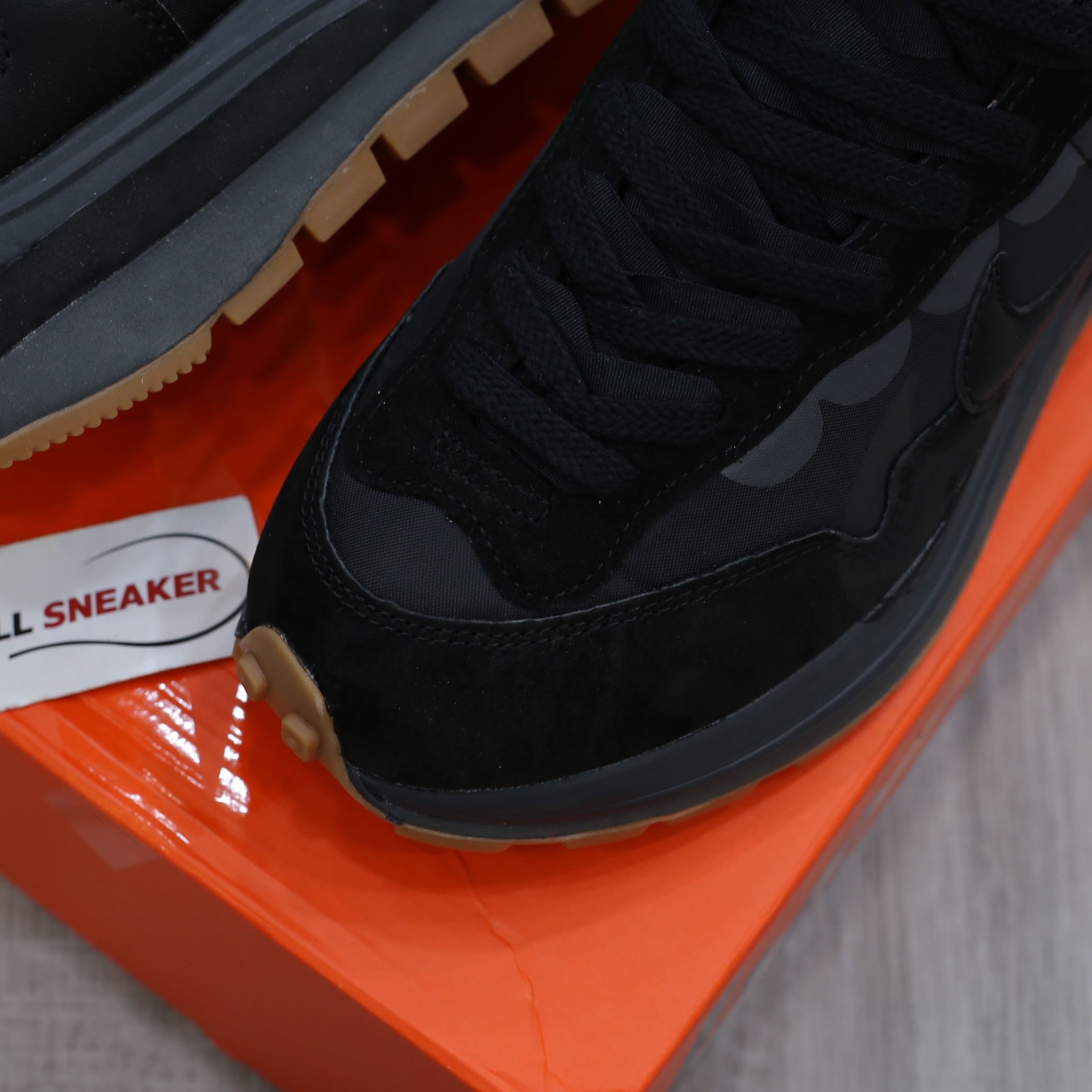 Giày Nike Sacai x VaporWaffle ‘Black Gum’ Best Quality