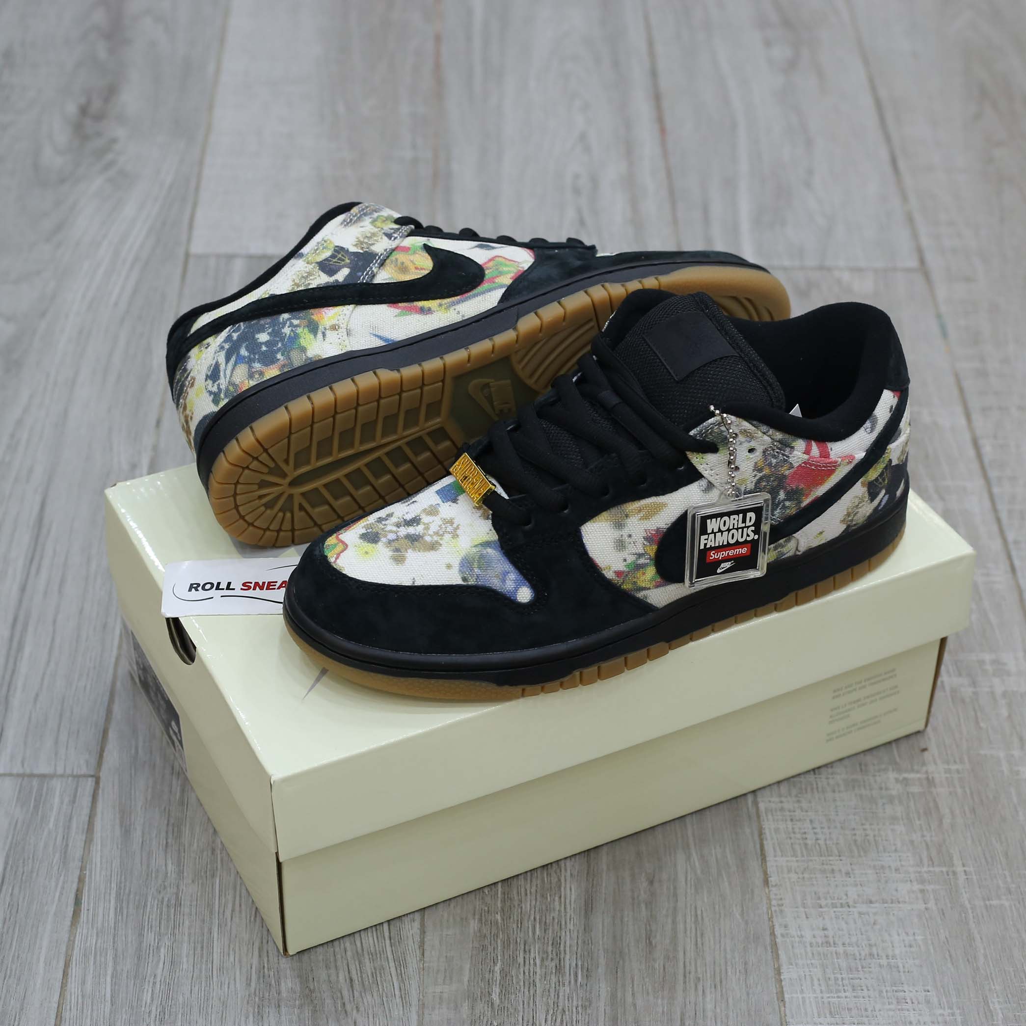 Giày Nike SB Dunk Low ‘Supreme Rammellzee’ Best Quality