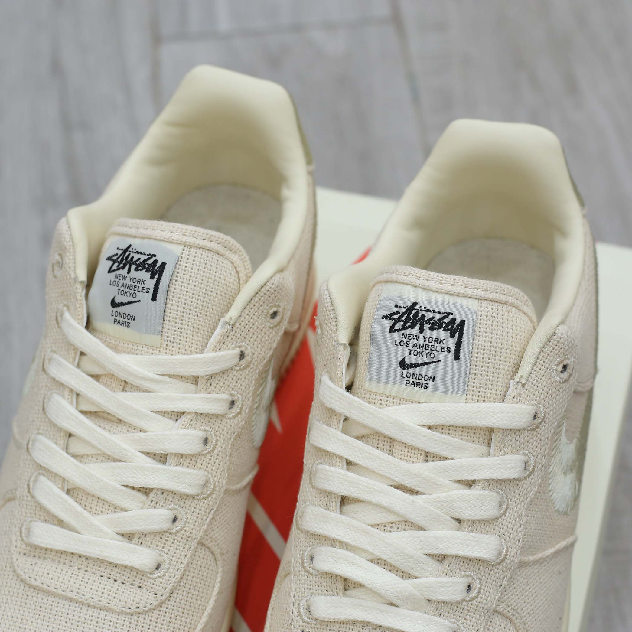 Giày Nike Stussy x Nike Air Force 1 Low 'Fossil' Best Quality