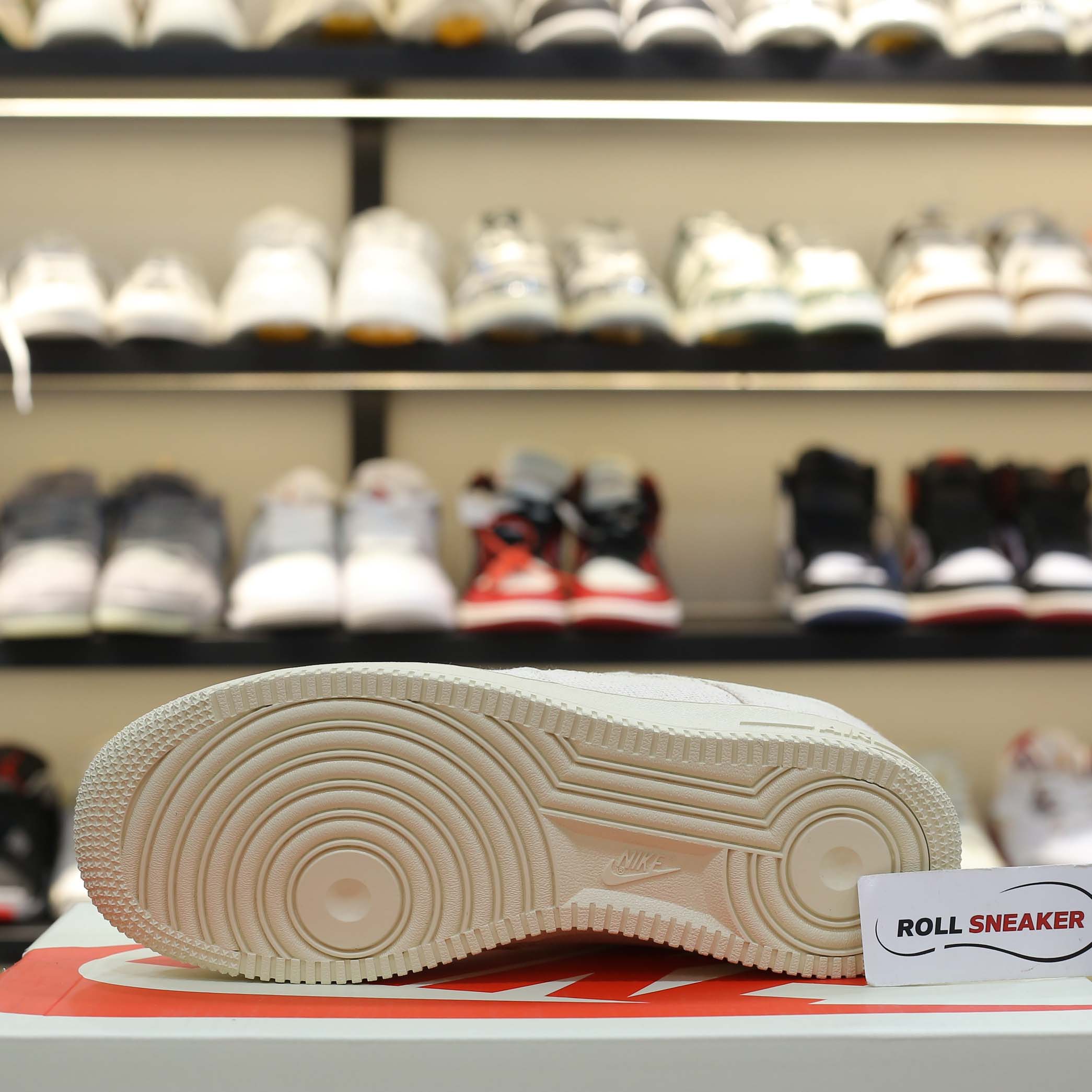 Giày Nike Stussy x Nike Air Force 1 Low 'Fossil' Best Quality