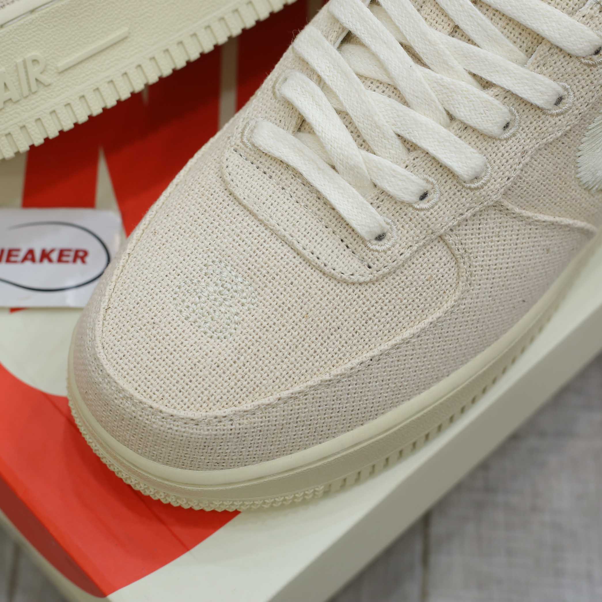 Giày Nike Stussy x Nike Air Force 1 Low 'Fossil' Best Quality