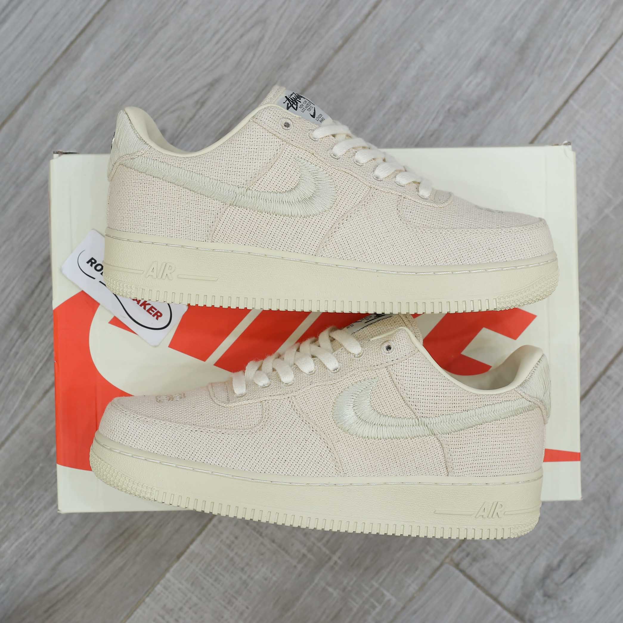 Giày Nike Stussy x Nike Air Force 1 Low 'Fossil' Best Quality