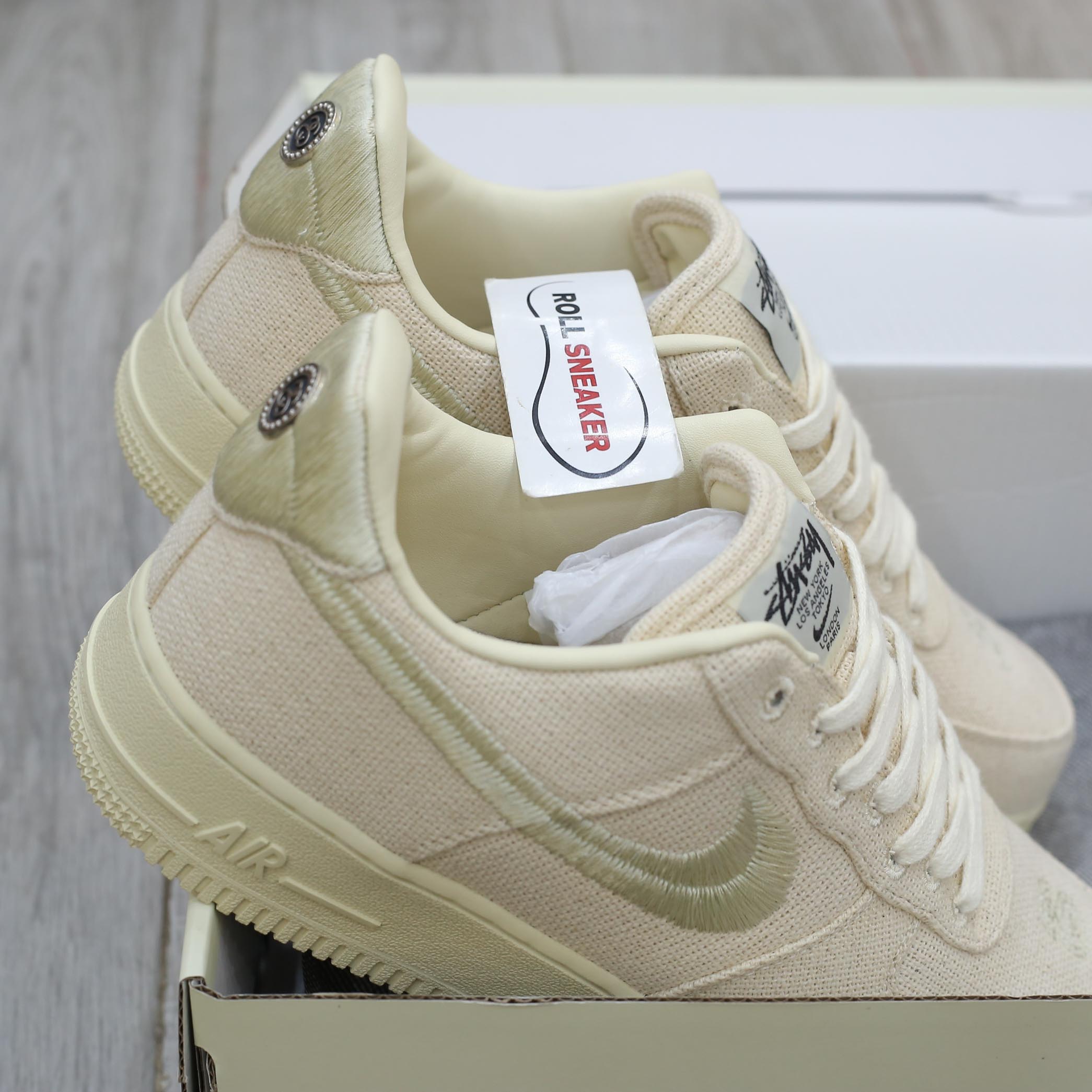 Giày Nike Stussy x Nike Air Force 1 Low 'Fossil' Best Quality