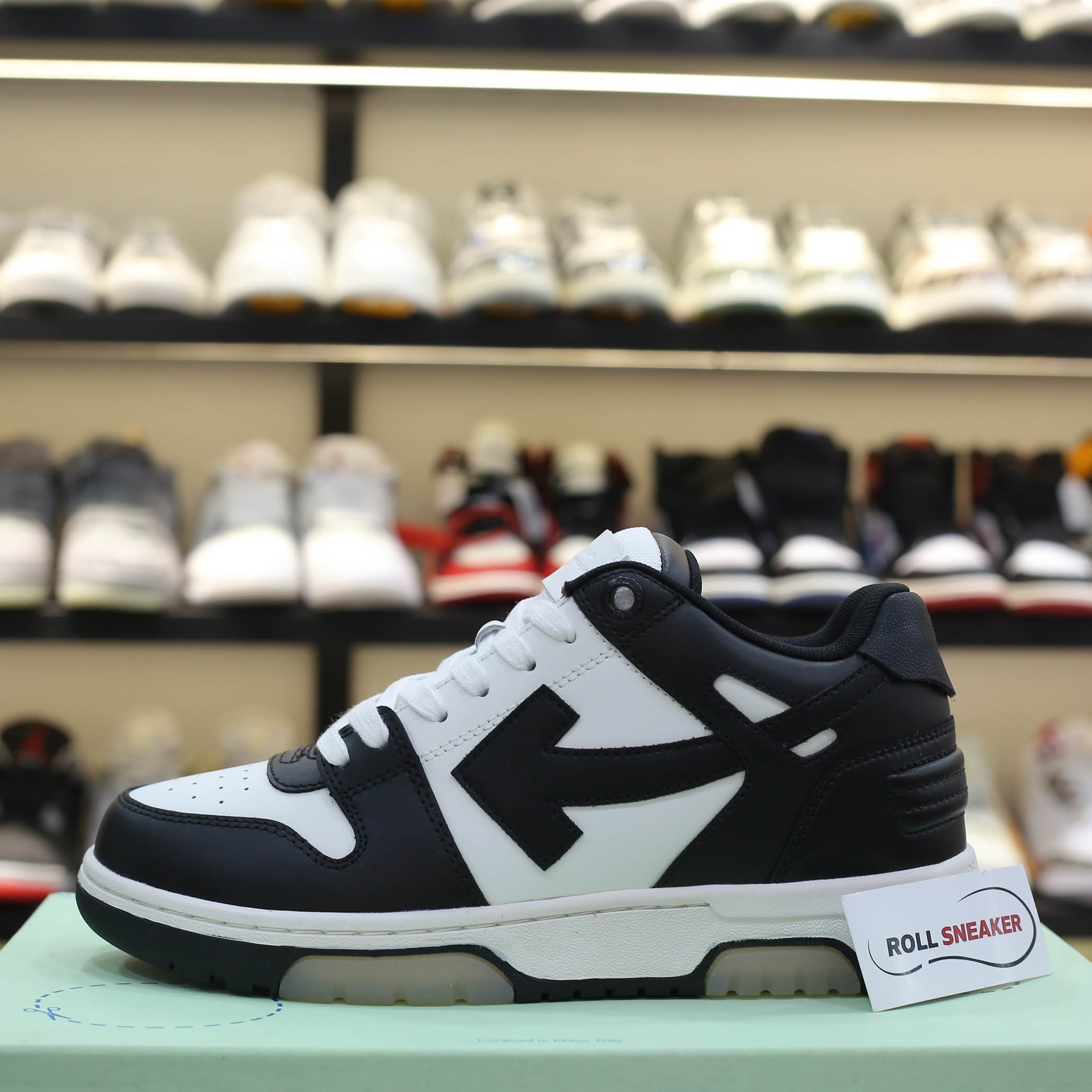 Giày Off White Out of Office ‘Black’ OMIA Best Quality