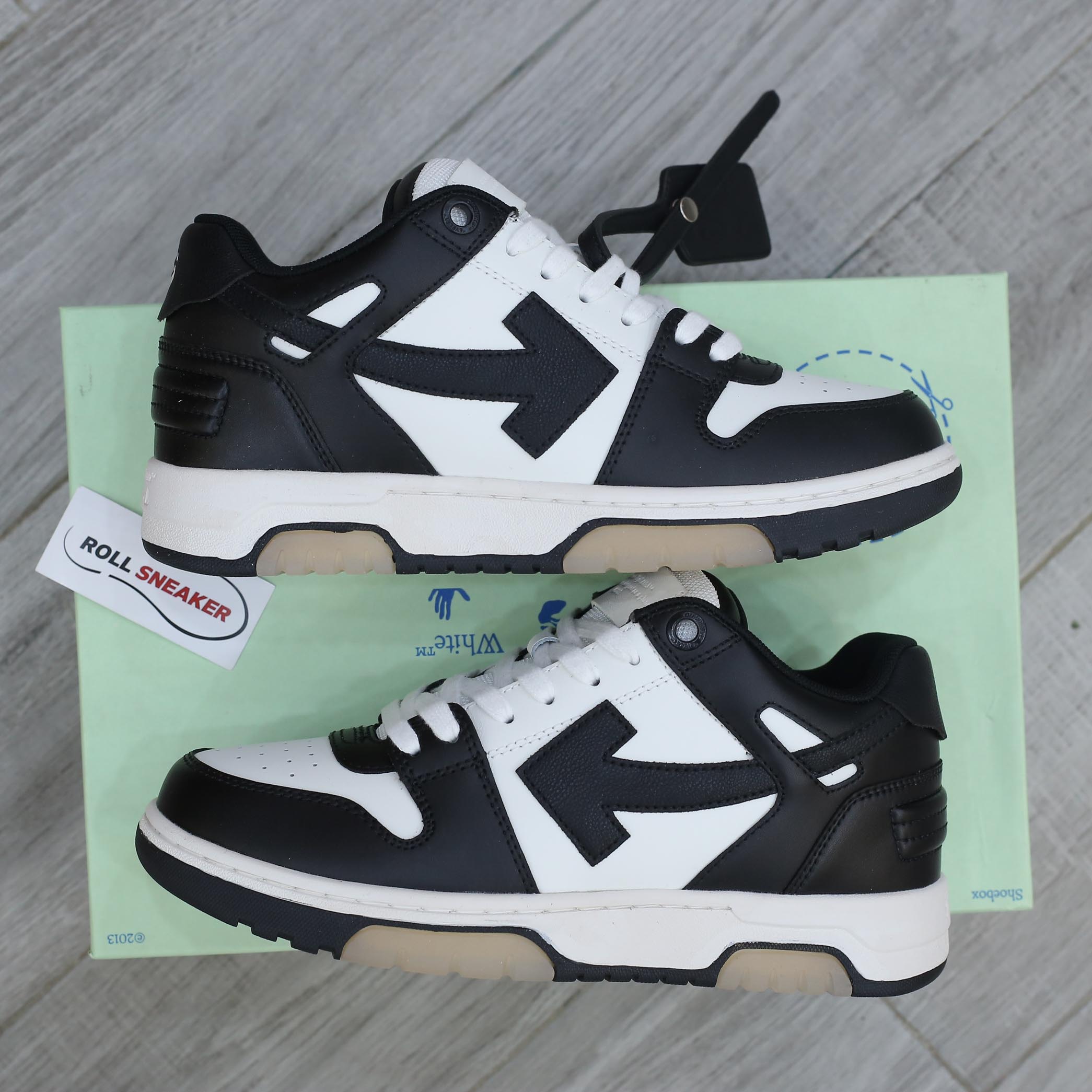 Giày Off White Out of Office ‘Black’ OMIA Best Quality