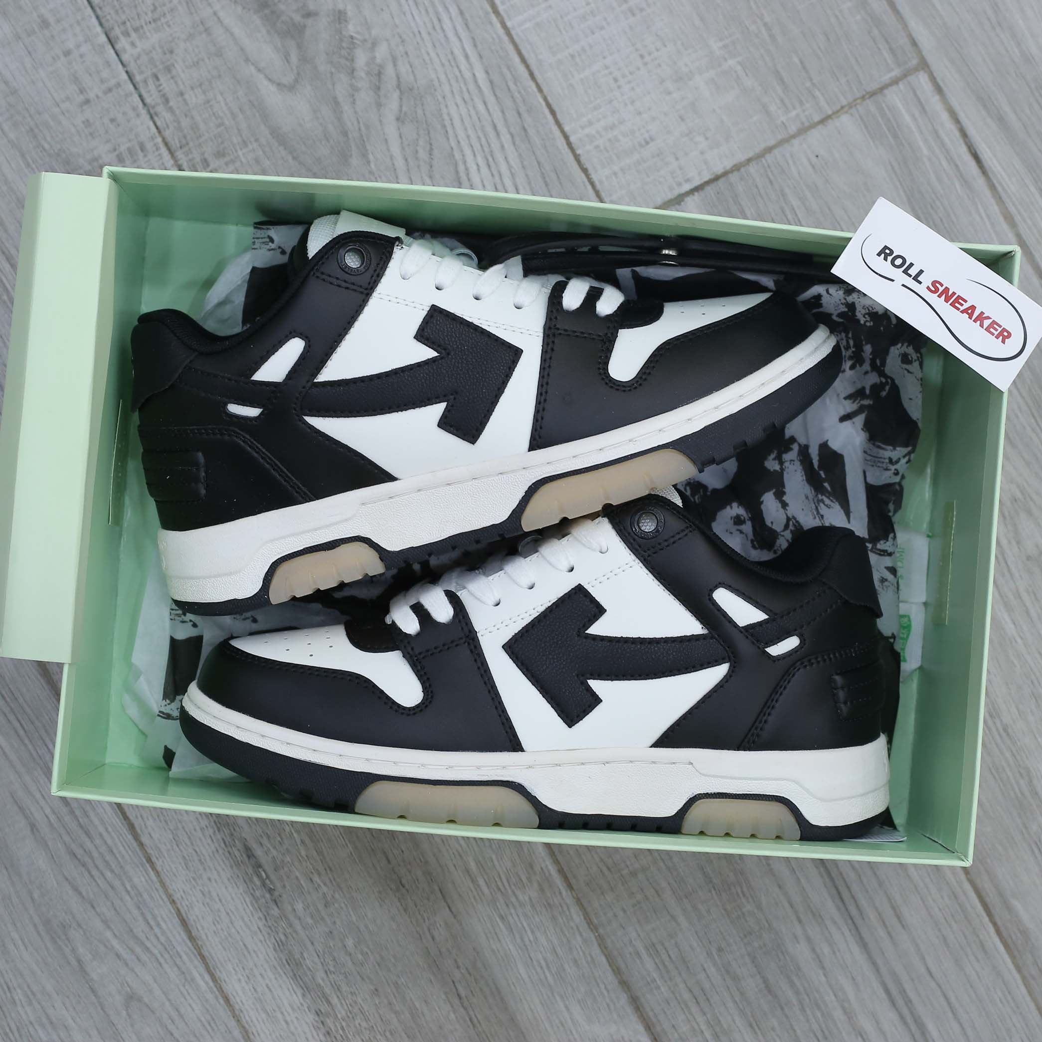 Giày Off White Out of Office ‘Black’ OMIA Best Quality