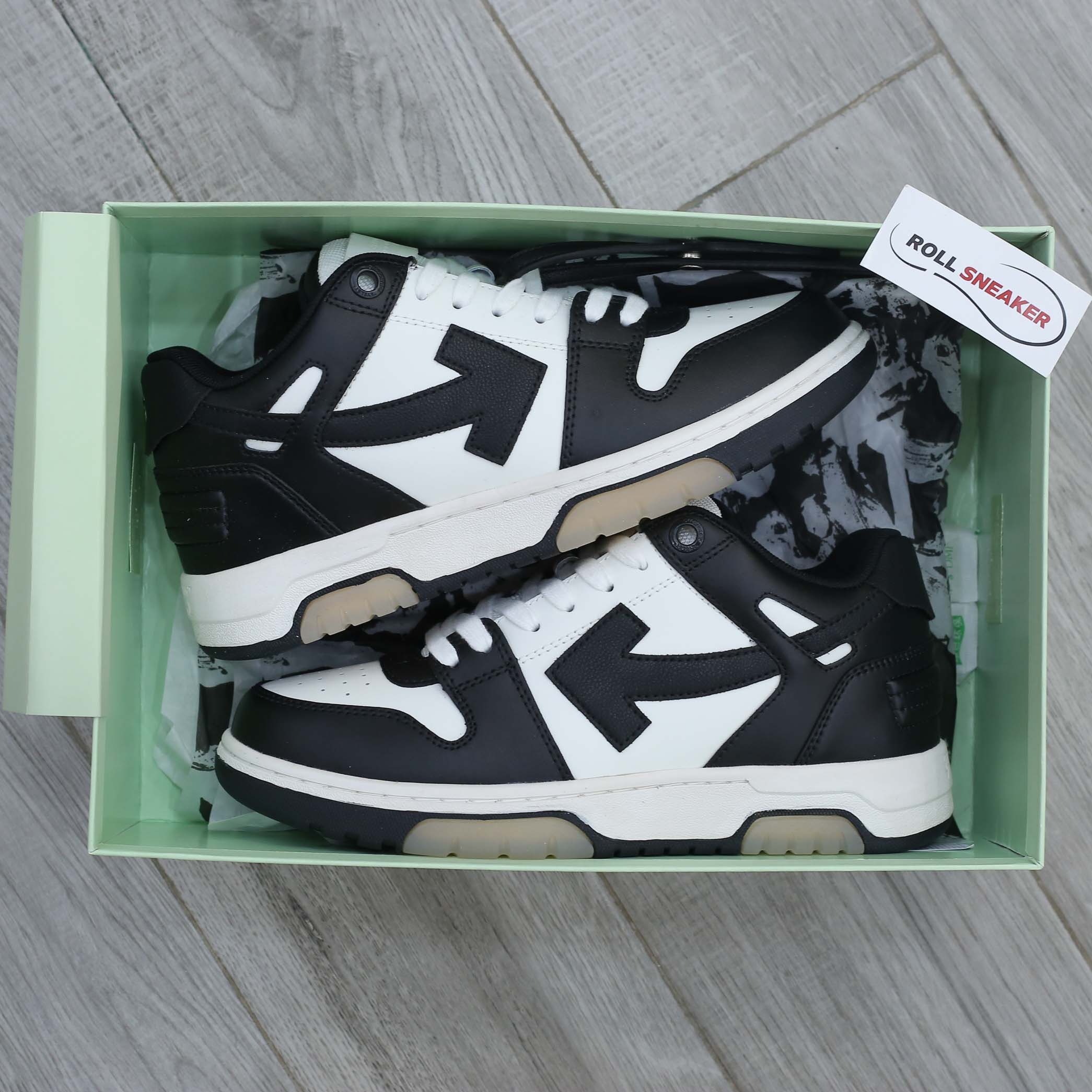 Giày Off White Out of Office ‘Black’ OMIA Best Quality