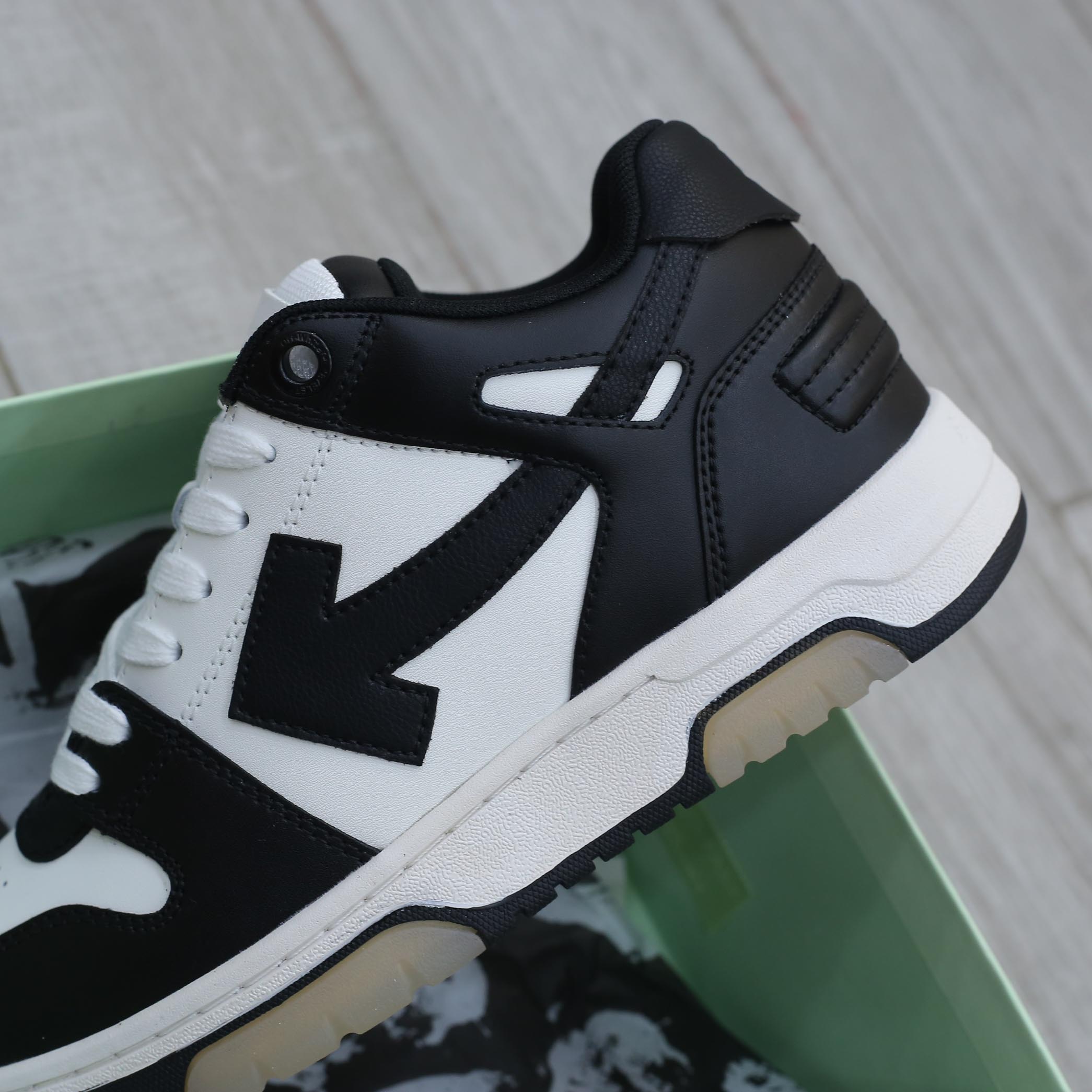 Giày Off White Out of Office ‘Black’ OMIA Best Quality