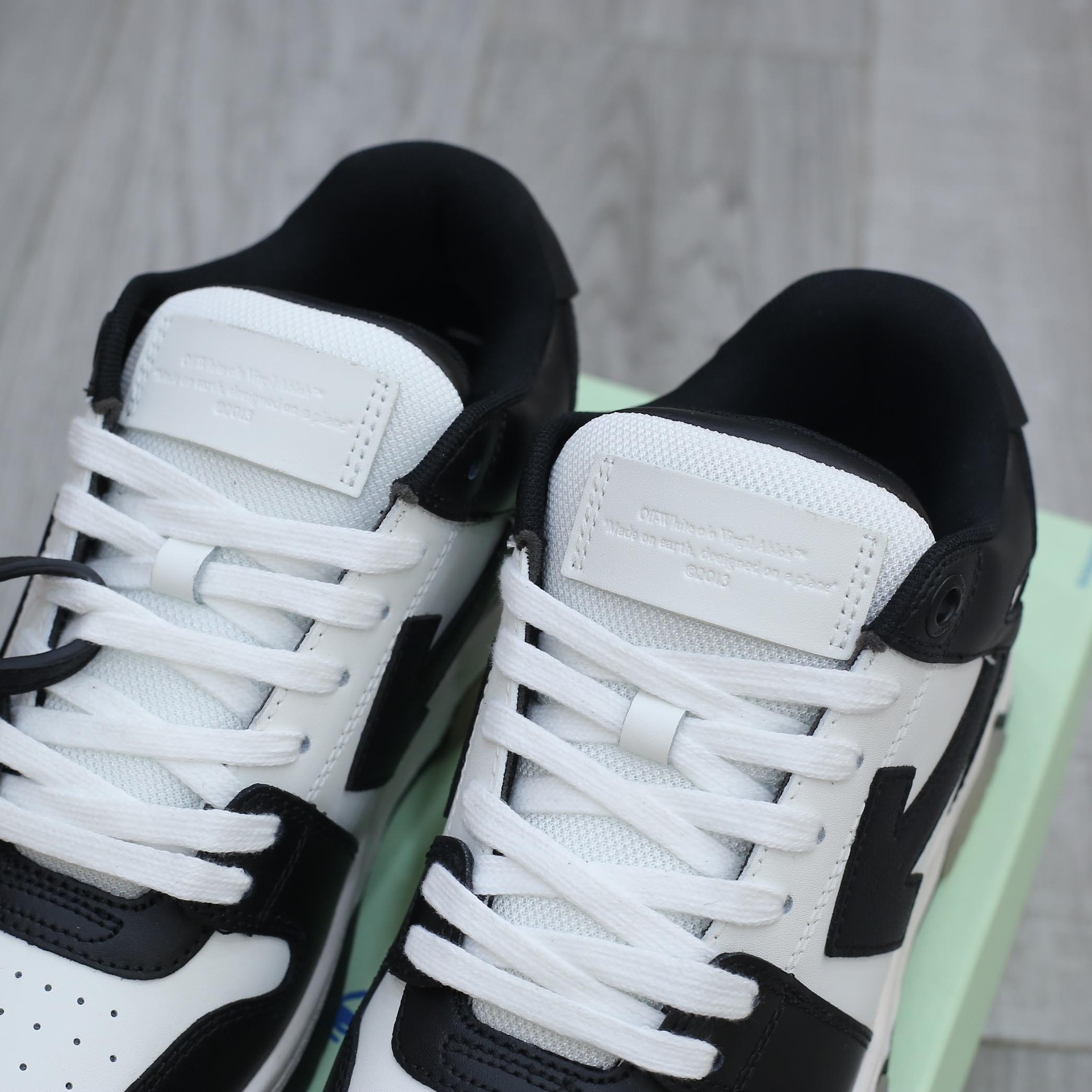 Giày Off White Out of Office ‘Black’ OMIA Best Quality