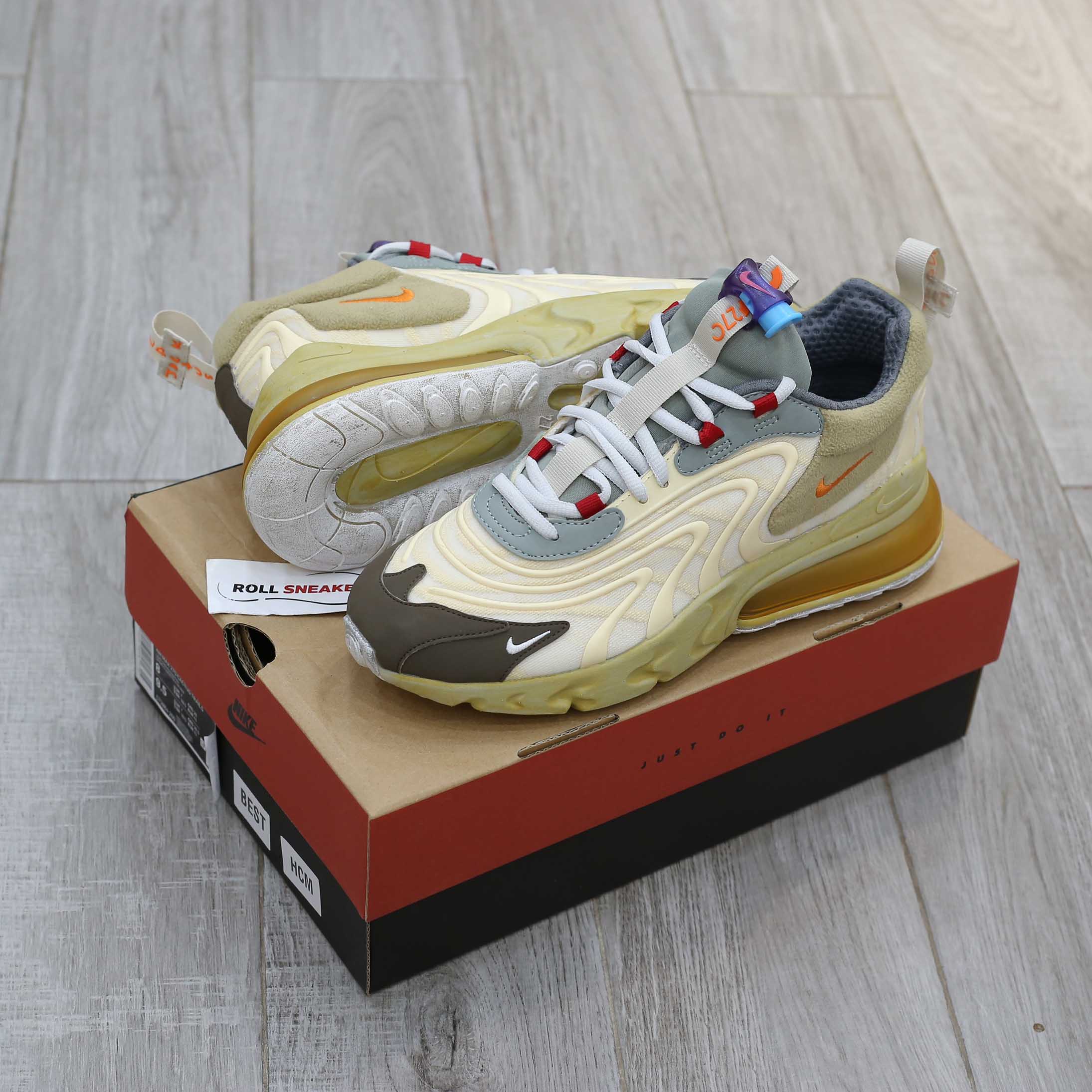 Giày Travis Scott x Air Max 270 React ENG ‘Cactus Trails’ Best Quality