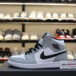 Nike Air Jordan 1 Mid Light Smoke Grey Like Auth