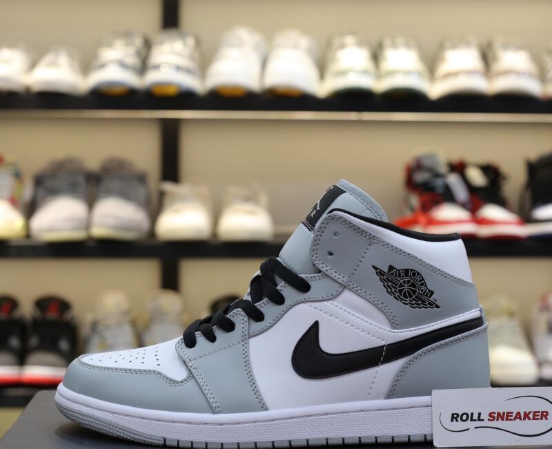 Nike Air Jordan 1 Mid Light Smoke Grey Like Auth