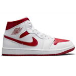 Giày Nike Air Jordan 1 Mid 'White Gym Red'
