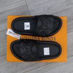 Dép Louis Vuitton Waterfront Mules ‘Black’ Like Auth