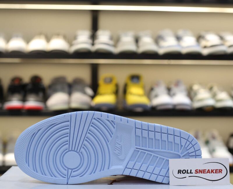 Giày Air Jordan 1 Low Blue Grey Dune Red Best Quality