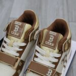 Giày MLB Chunky Liner Mid Boston Monogram Brown Like Auth