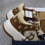 Giày MLB Chunky Liner Mid Boston Monogram Brown Like Auth