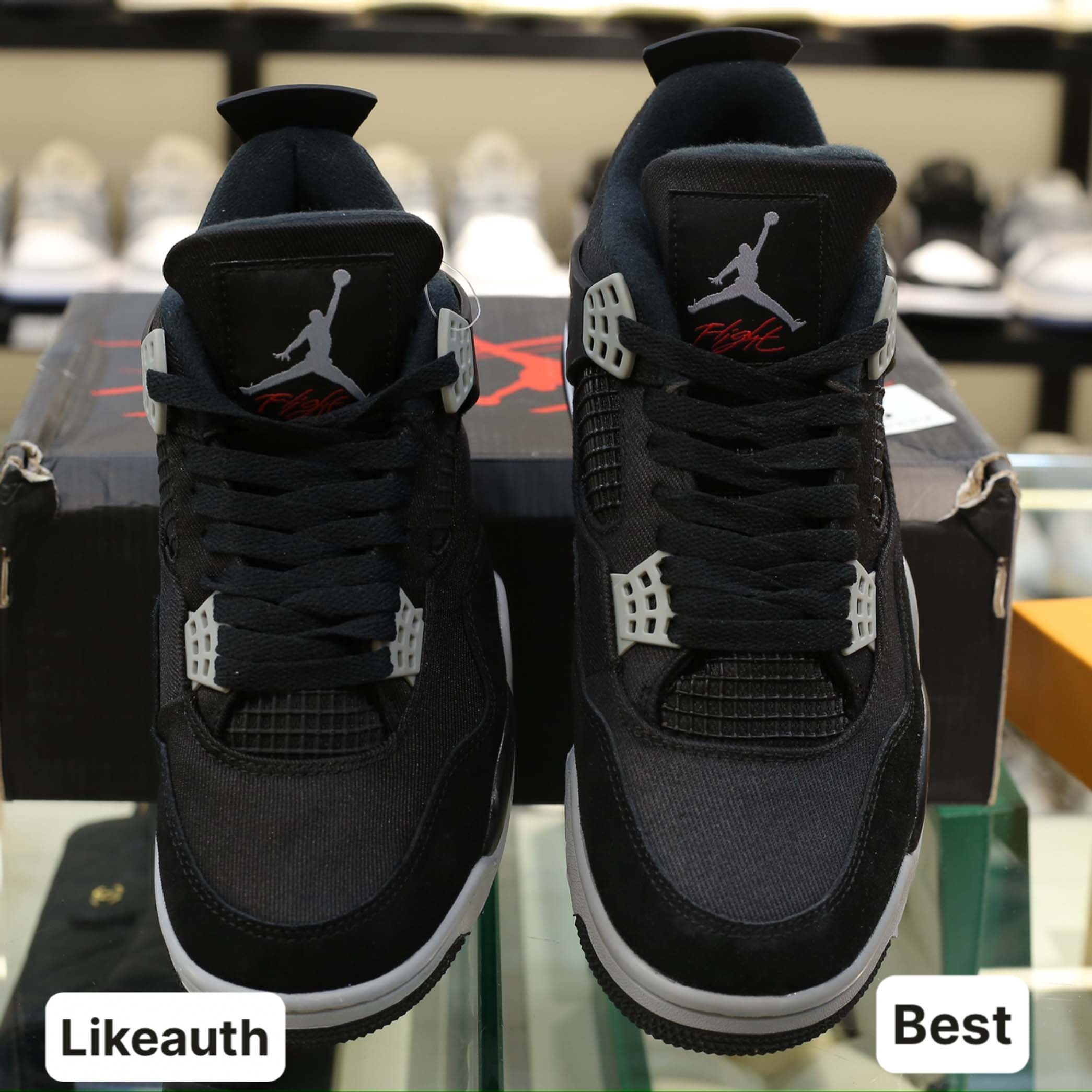 Giày Nike Air Jordan 4 Retro ‘Black Canvas’