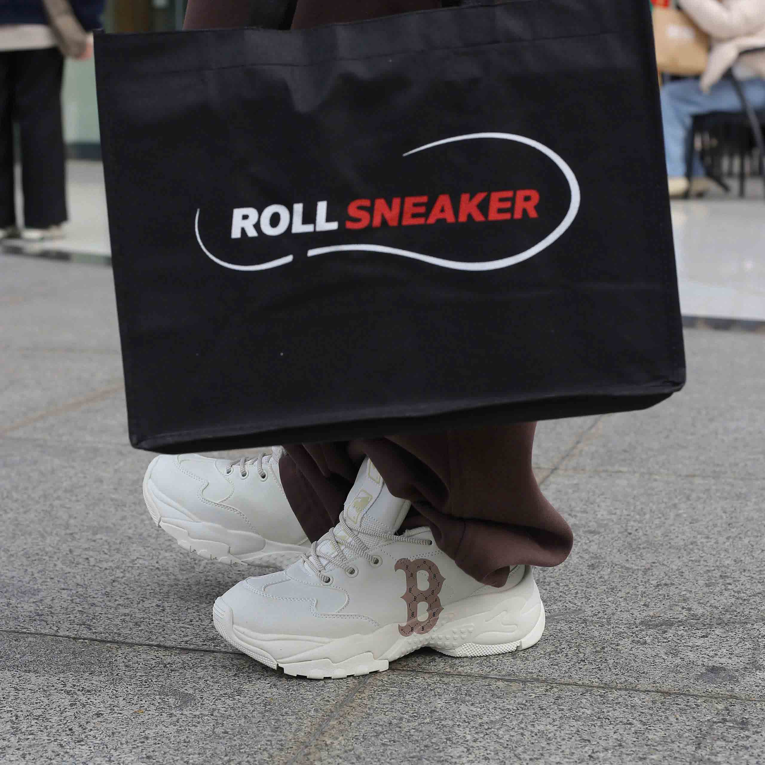 Onfeet Giày MLB Bigball Chunky Mono Heel Boston Red Sox