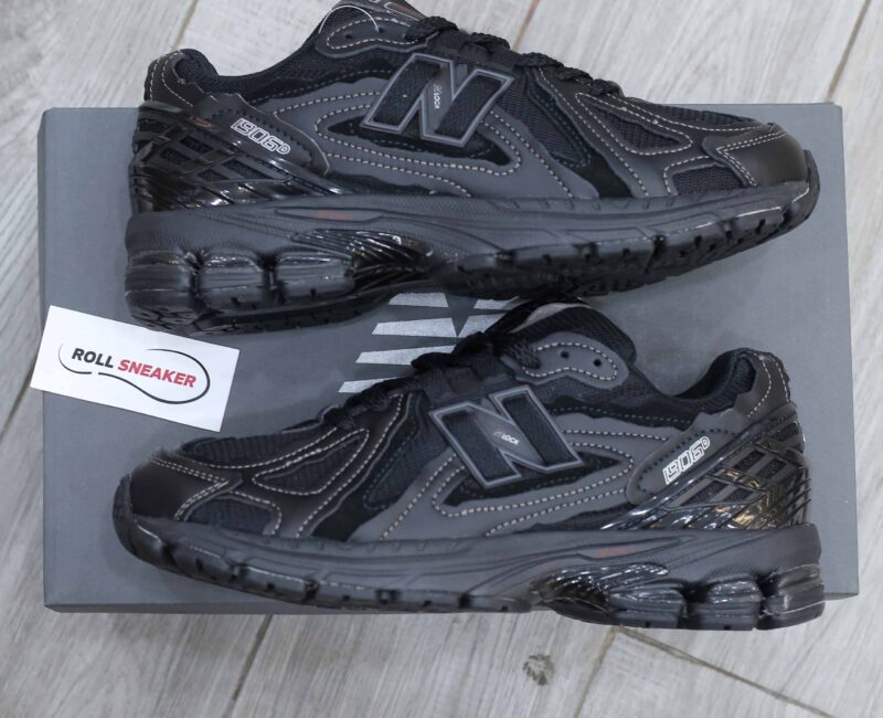 Dép Louis Vuitton Nam Màu Đen Họa Tiết Hoa Vàng Best Quality