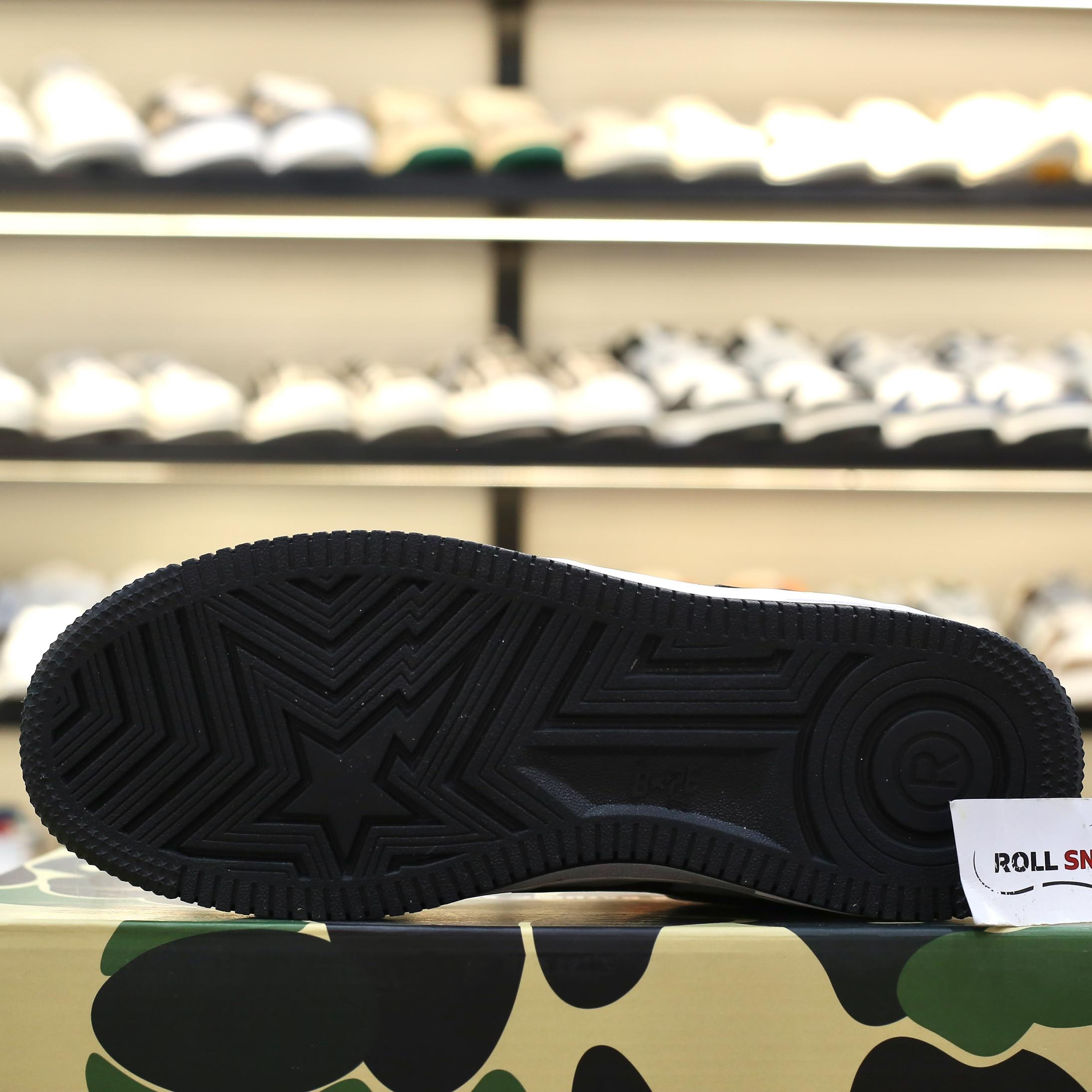 Giày A Bathing Ape Bape Sta Low Black Best Quality