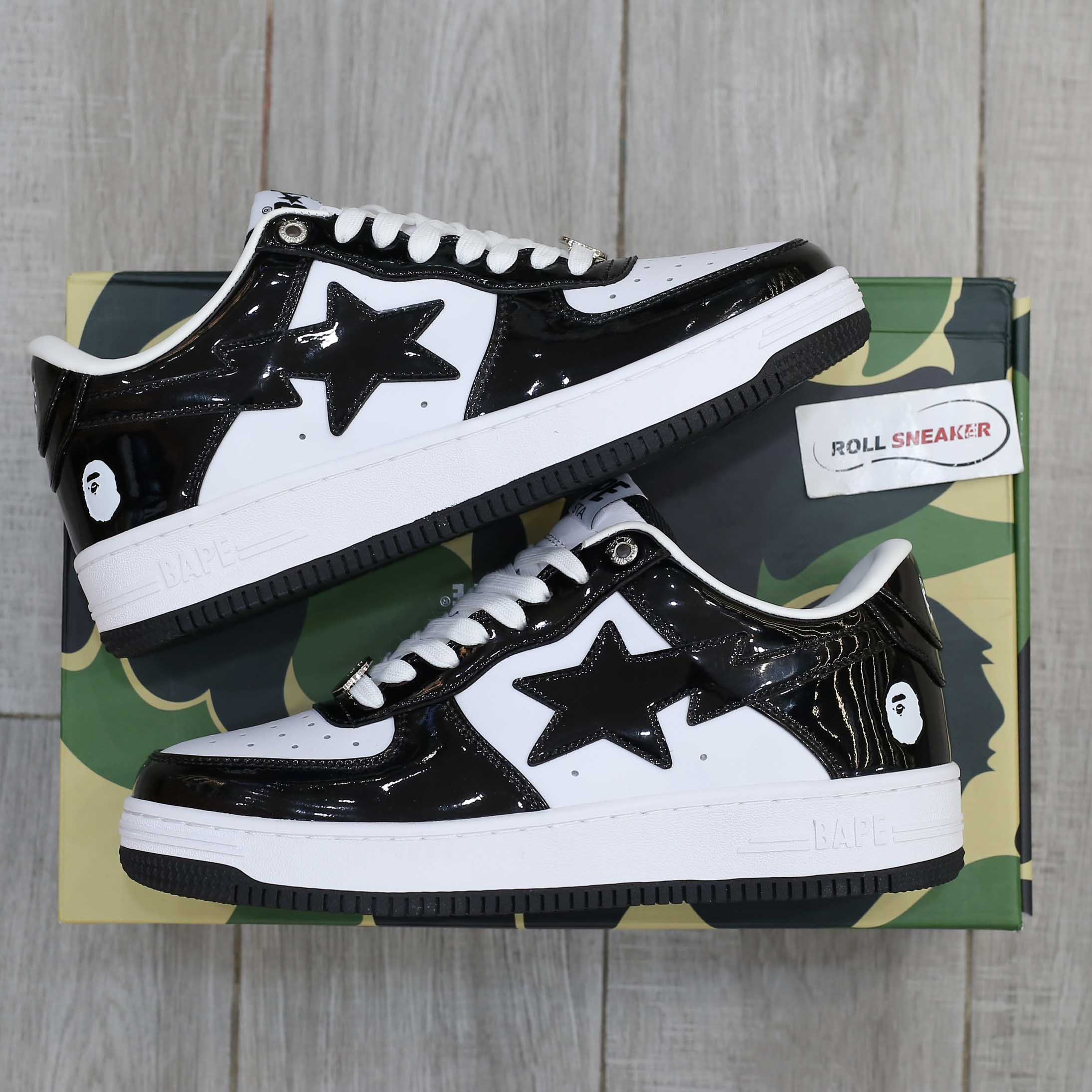 Giày A Bathing Ape Bape Sta Low Black Best Quality