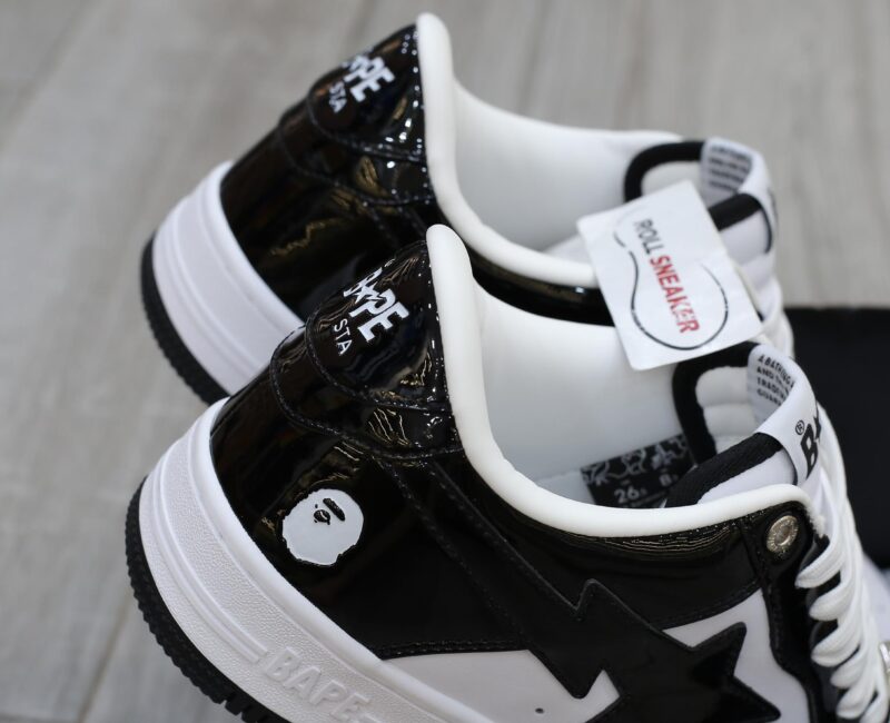 Giày A Bathing Ape Bape Sta Low Black Best Quality