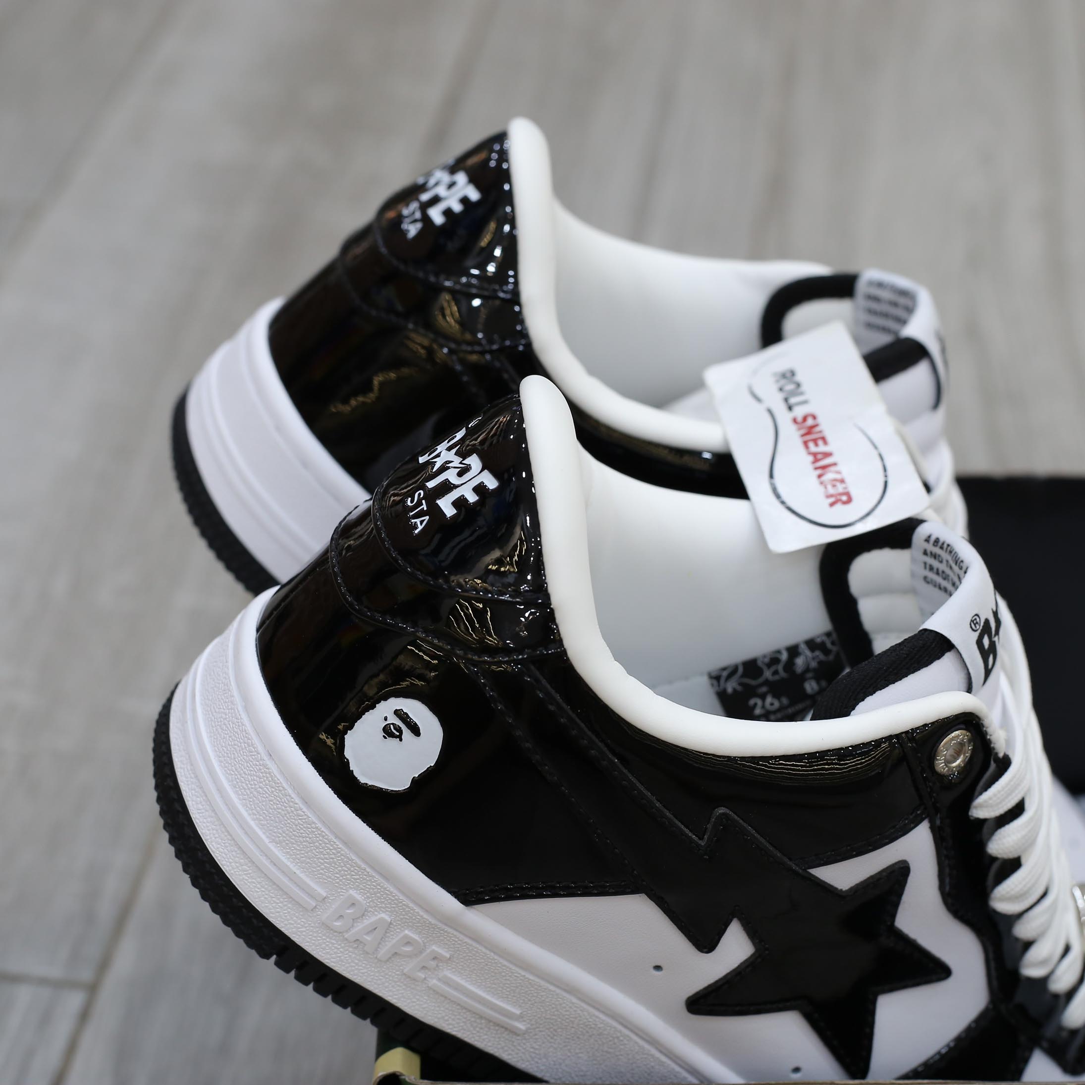 Giày A Bathing Ape Bape Sta Low Black Best Quality