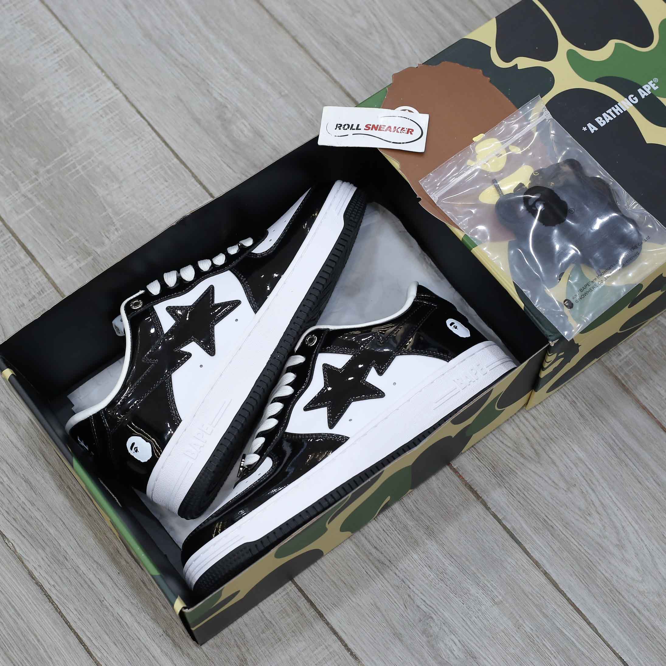 Giày A Bathing Ape Bape Sta Low Black Best Quality