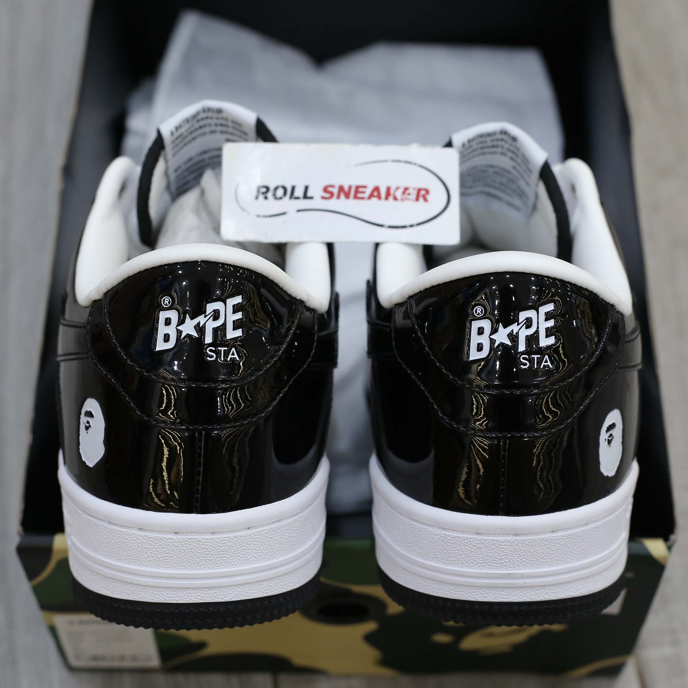 Giày A Bathing Ape Bape Sta Low Black Best Quality
