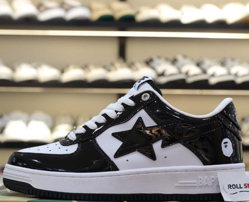 Giày A Bathing Ape Bape Sta Low Black Best Quality