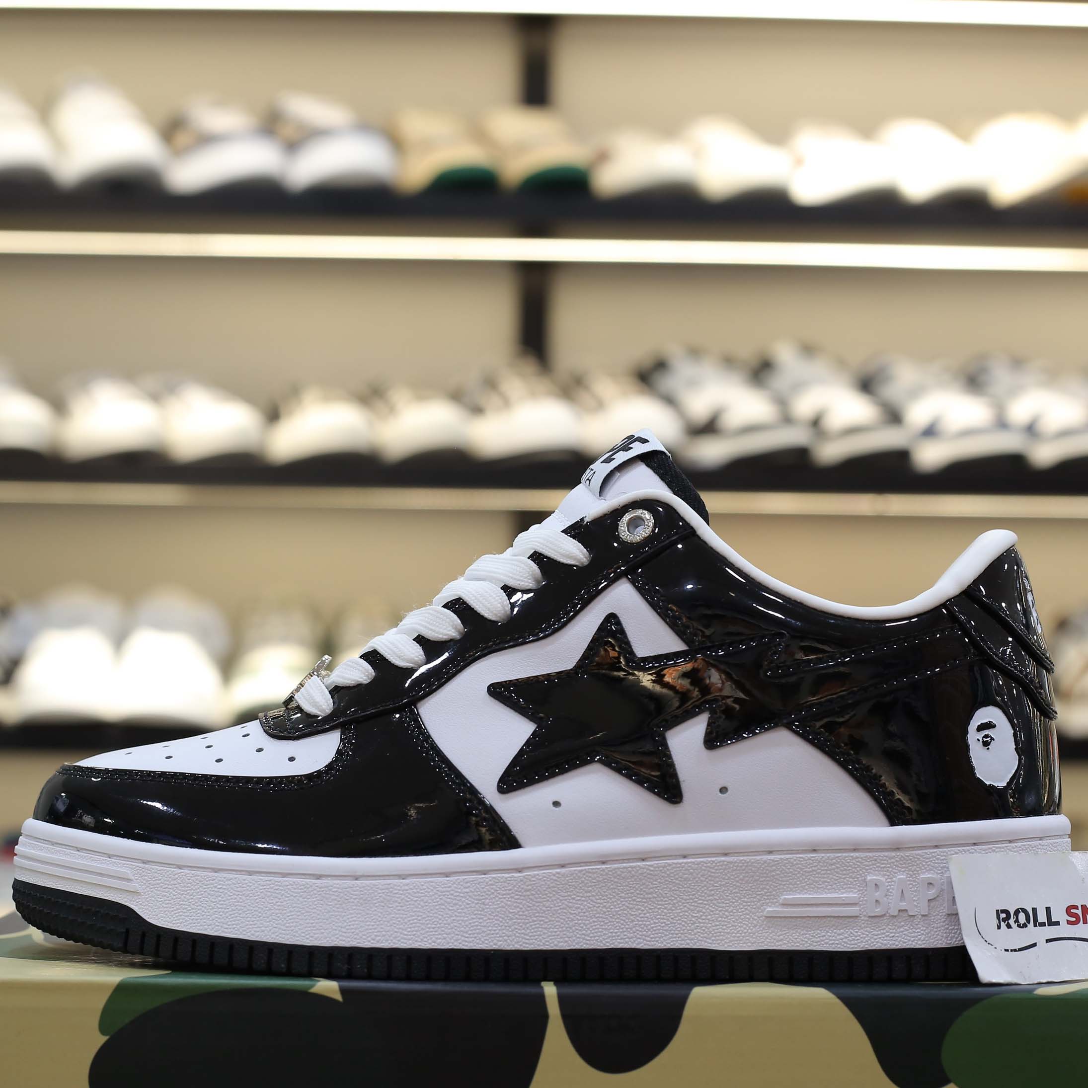 Giày A Bathing Ape Bape Sta Low Black Best Quality