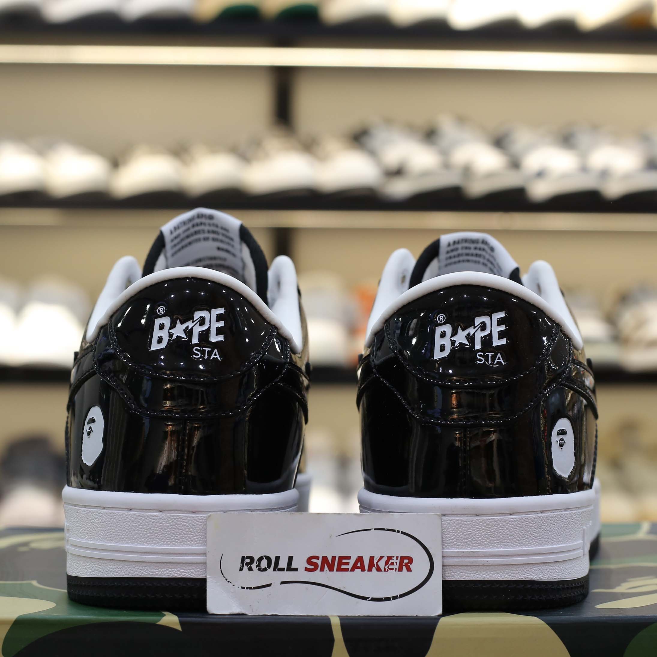 Giày A Bathing Ape Bape Sta Low Black Best Quality