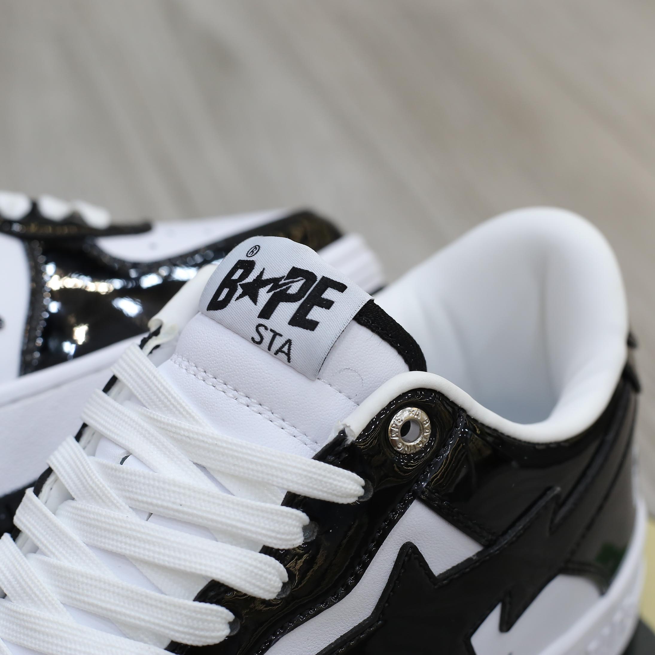 Giày A Bathing Ape Bape Sta Low Black Best Quality