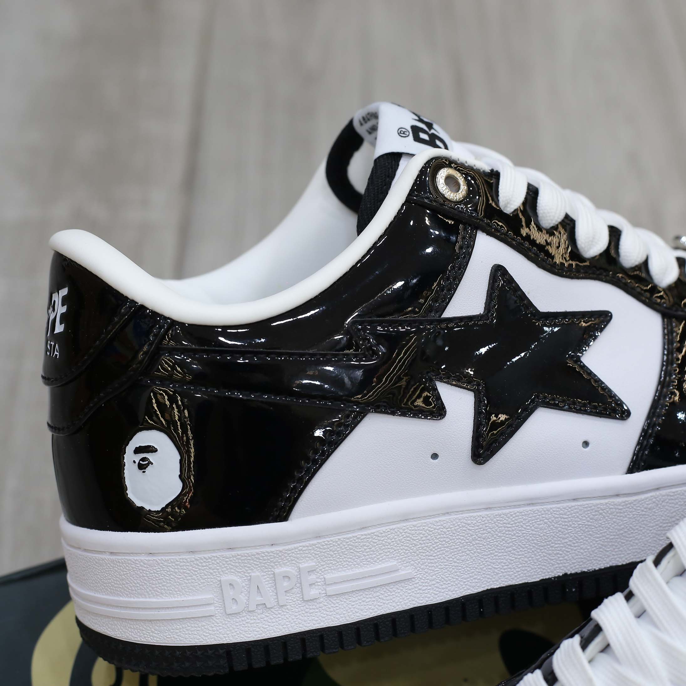 Giày A Bathing Ape Bape Sta Low Black Best Quality