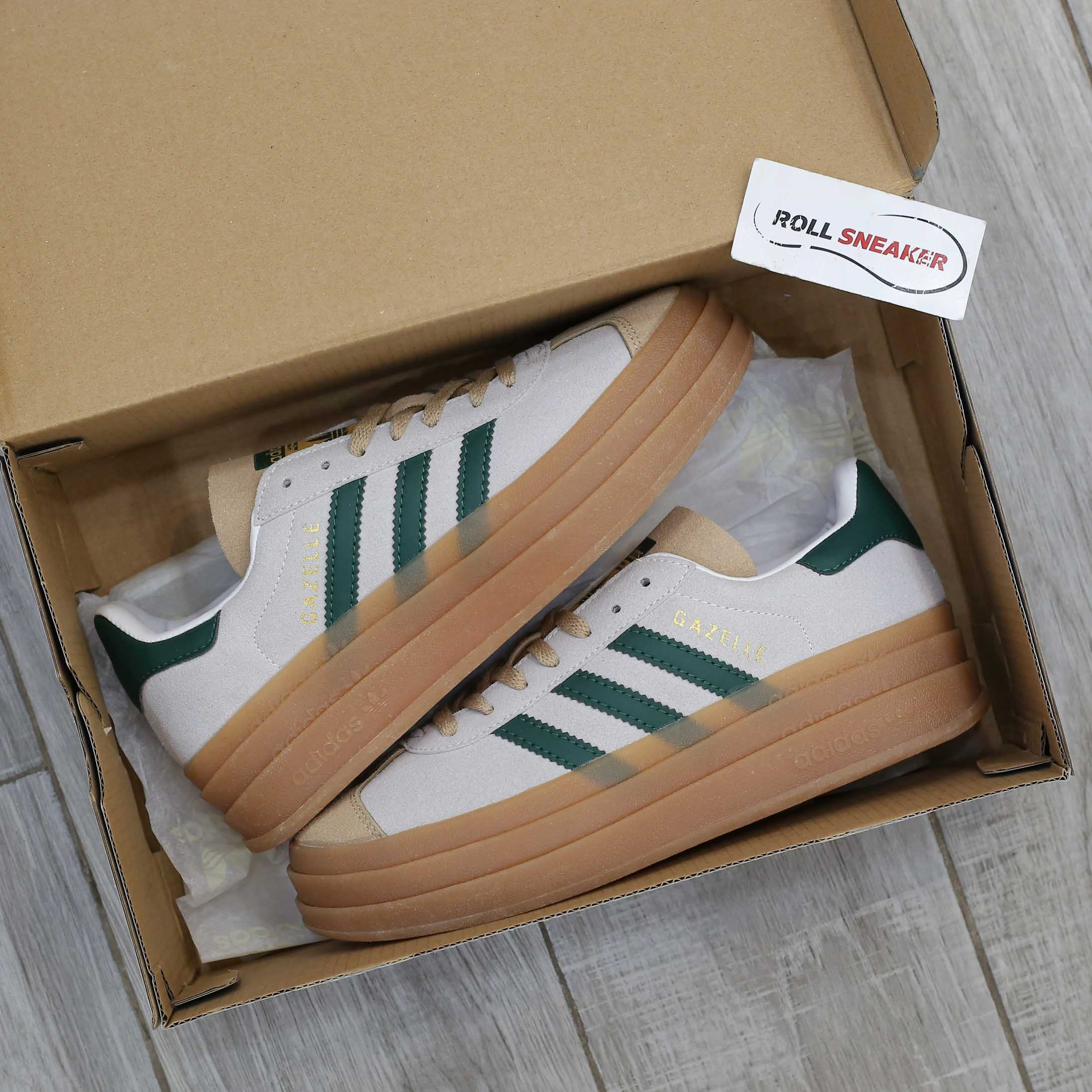 Giày Adidas Gazelle Bold ‘Cream Green’ Best Quality